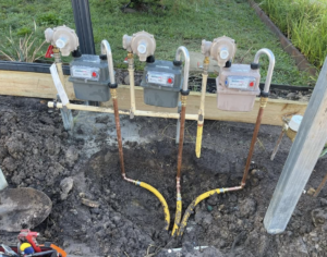 New build Gas line Connection Melbourne